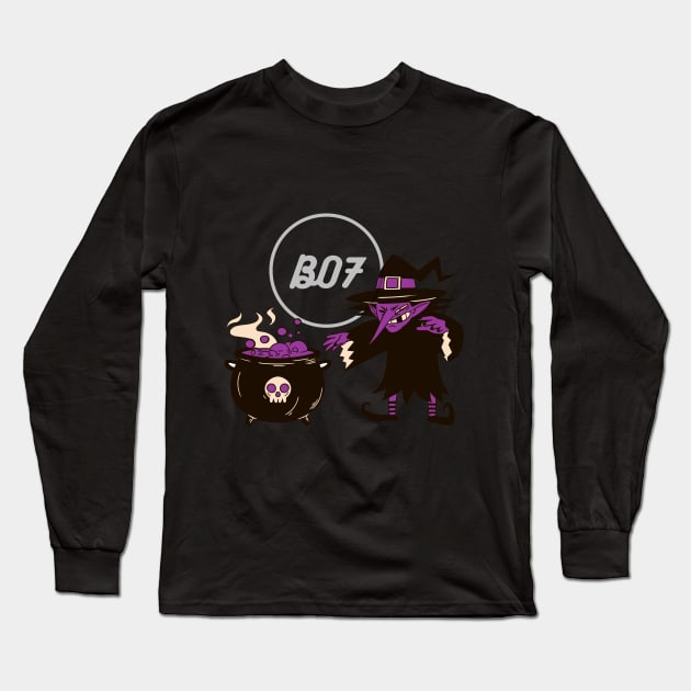 Rebel Witch B07 Long Sleeve T-Shirt by Boutique07